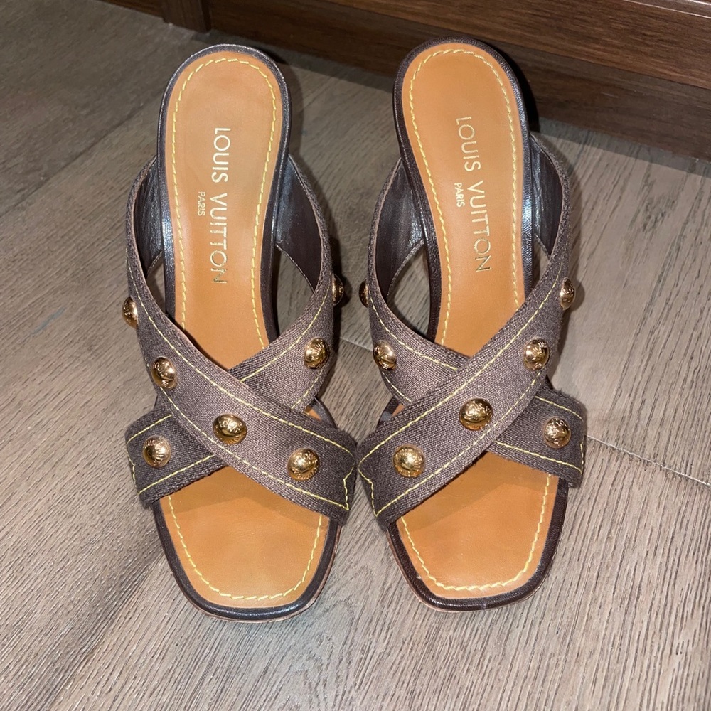 Louis Vuitton wedges - Picture 1 of 8